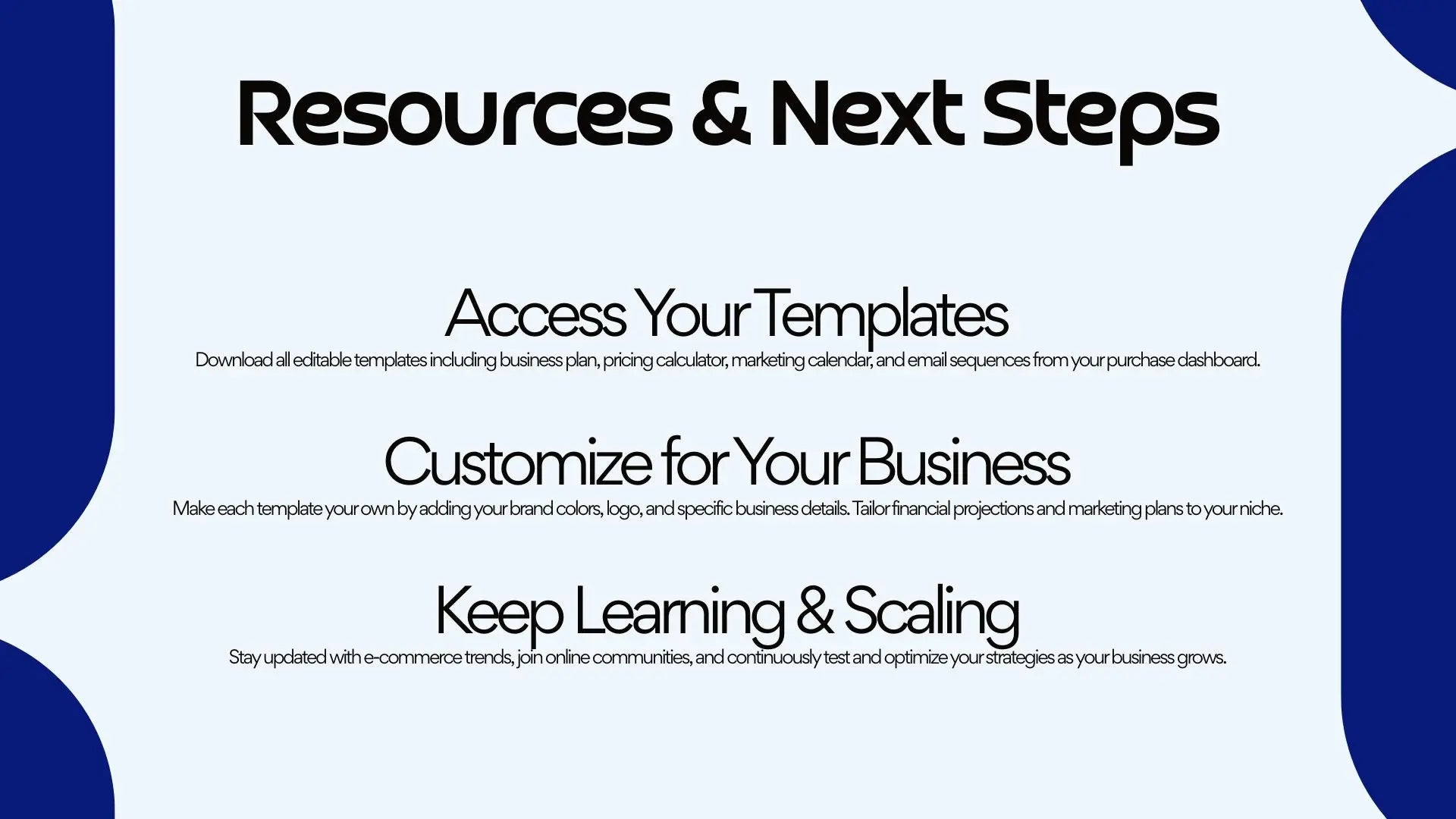 E-Commerce Business in a Box – 22-Slide Digital Presentation Package