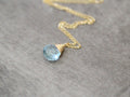Moss Aquamarine Necklace