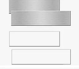 Custom Laser Engraved Name Plate – 2" x 10"