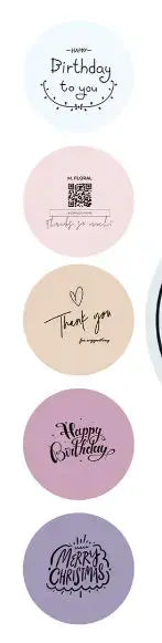 Custom Round Business Stickers