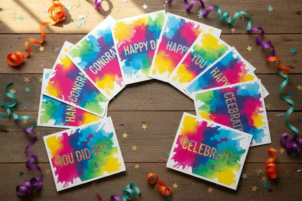 Custom Colorful Foiled Cards