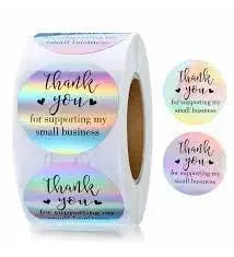 Custom Round Business Stickers