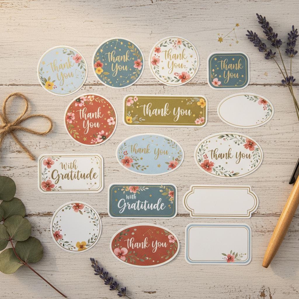 Functional Stickers | Journal & Filing Labels for Easy Organization