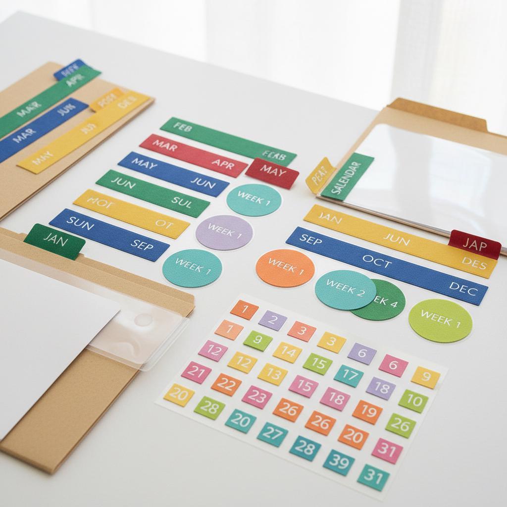 Functional Stickers | Journal & Filing Labels for Easy Organization
