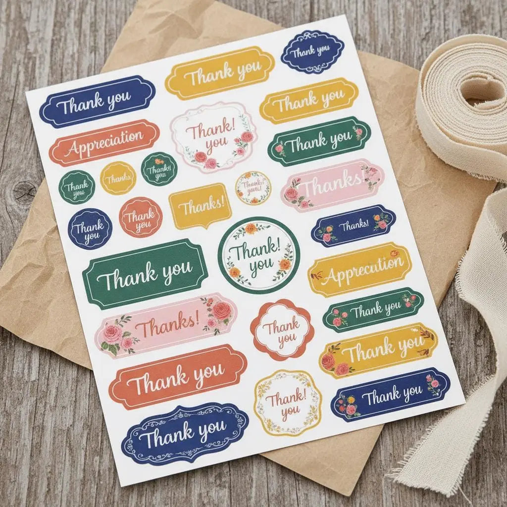 Custom Round Business Stickers
