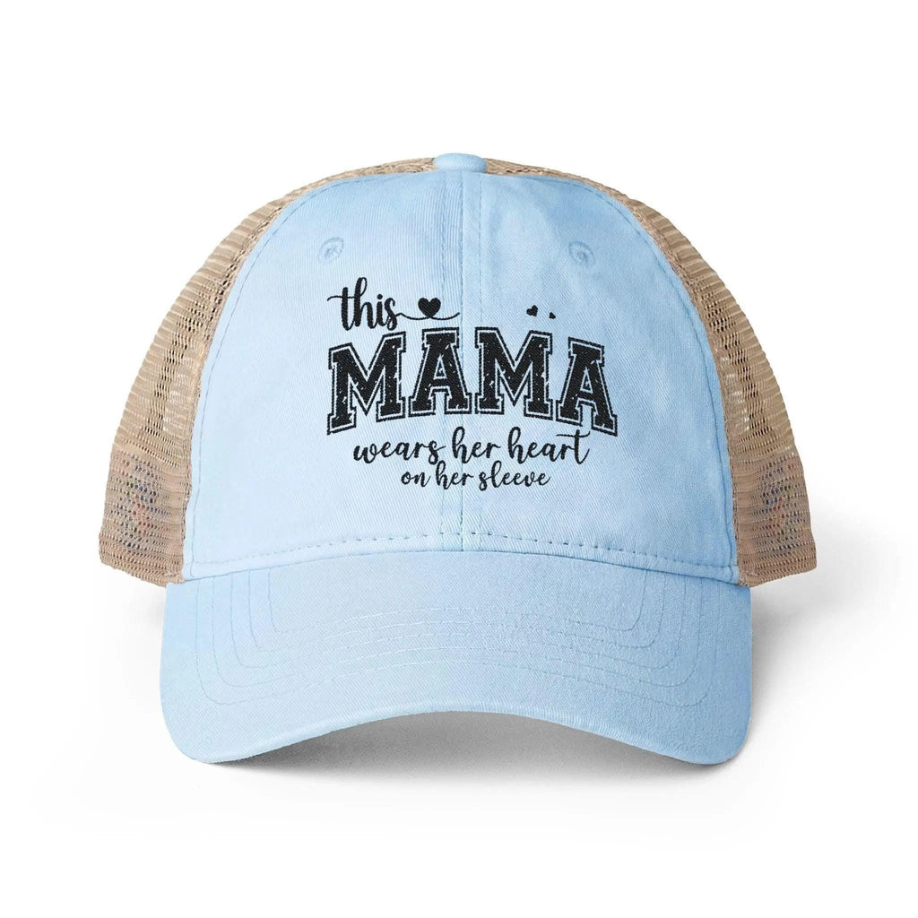 Women's Washed Mesh-Back Cap