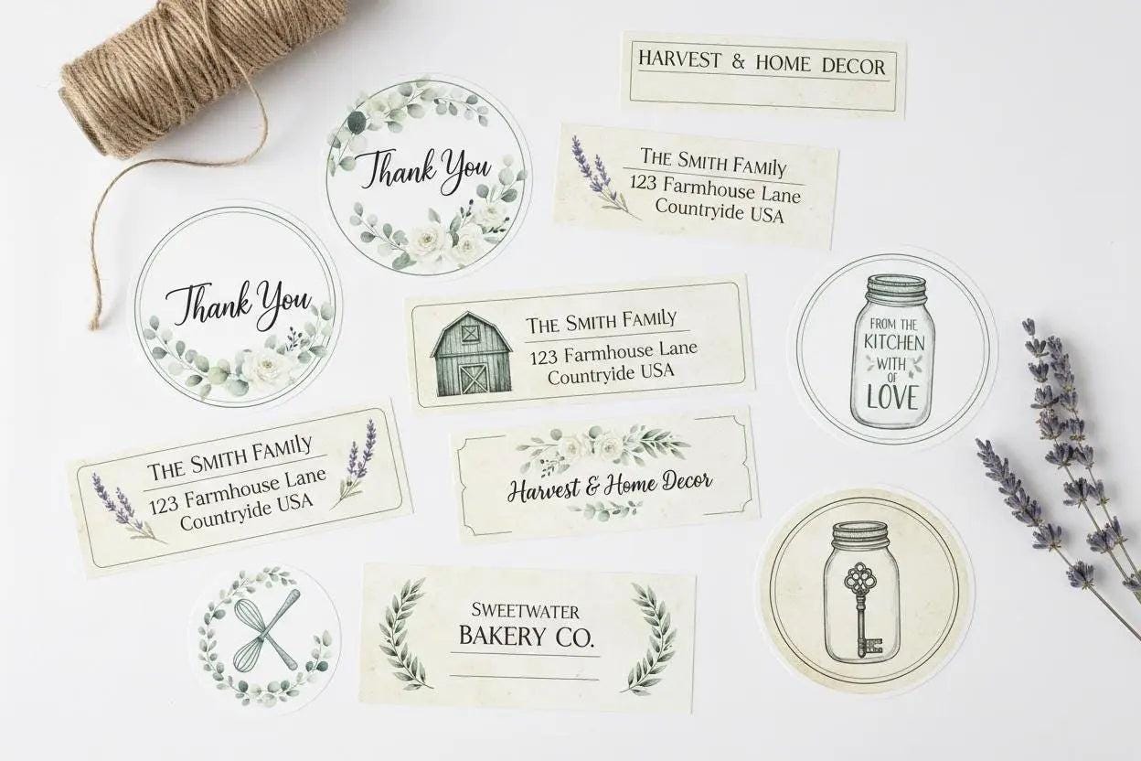 Custom Stickers – Thank You, Address Labels & Business