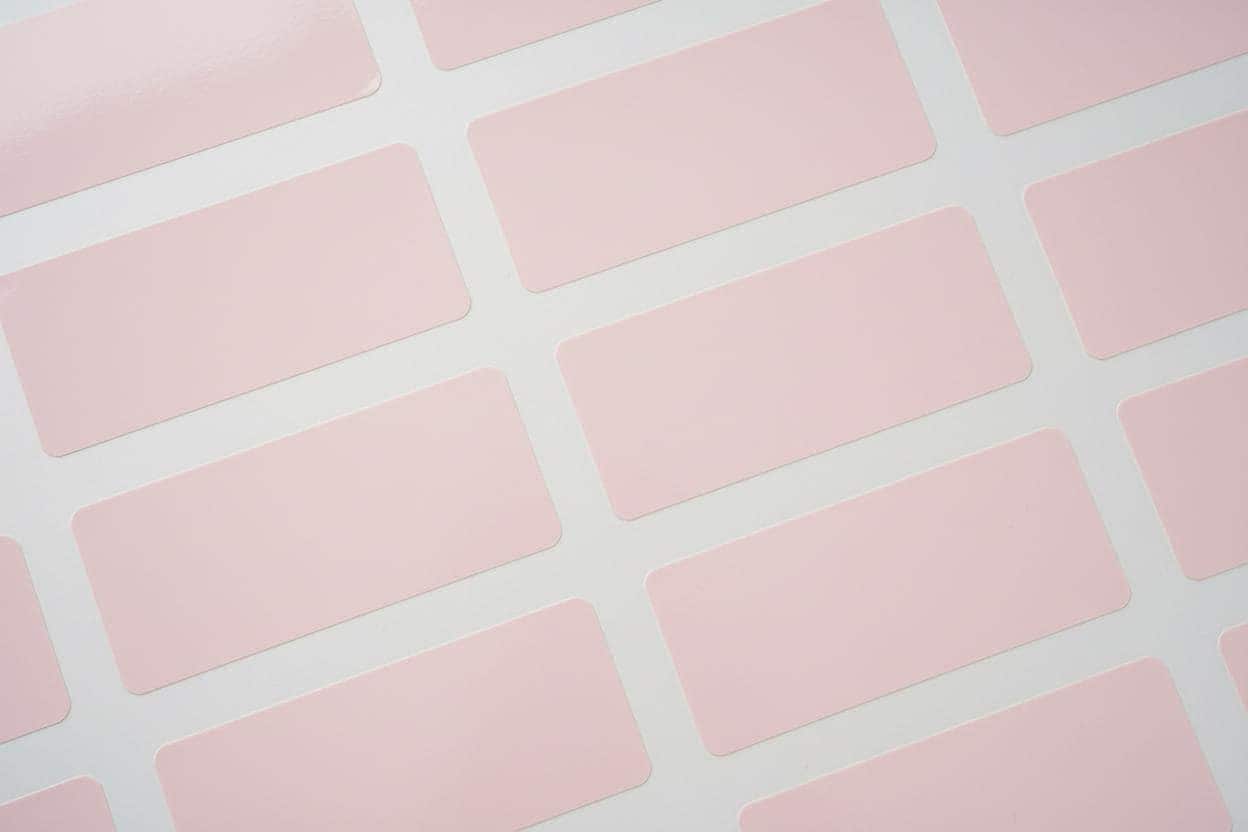 Custom Stickers, 2.25" x 1.25" Rectangle Design, Durable Vinyl Material for Personal or Business Use