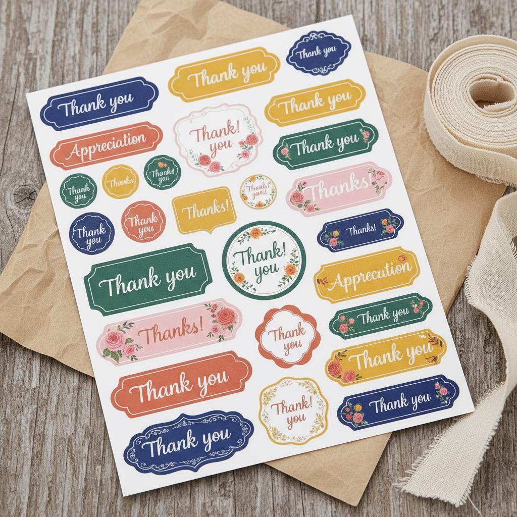 Functional Stickers | Journal & Filing Labels for Easy Organization