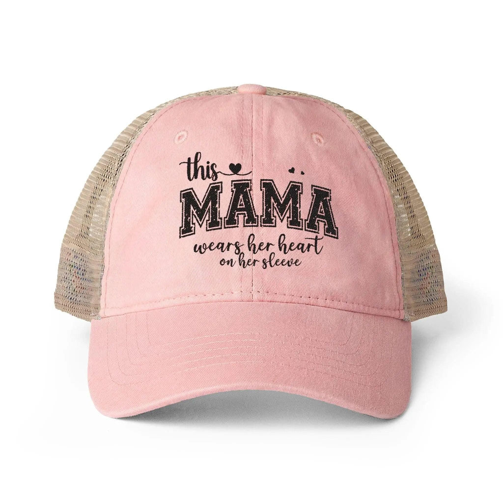 Women's Washed Mesh-Back Cap