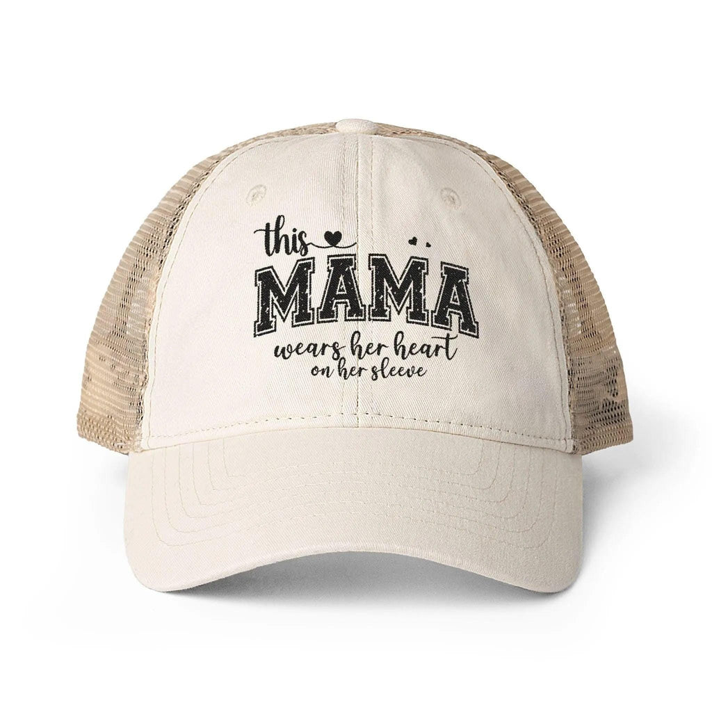 Women's Washed Mesh-Back Cap