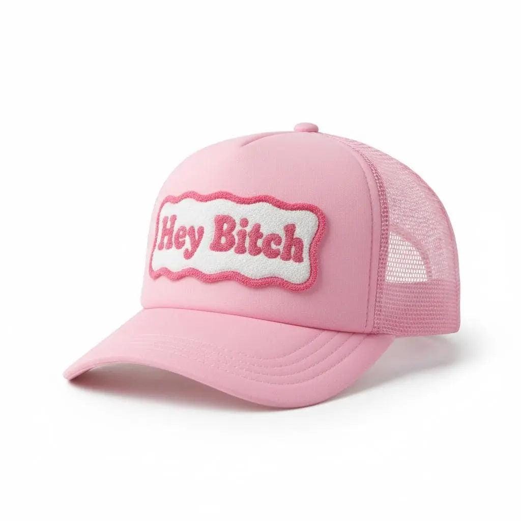 Hey Bitch Chenille Patch Trucker Hat