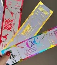 Custom Surprise Ticket Foiled & Personalized