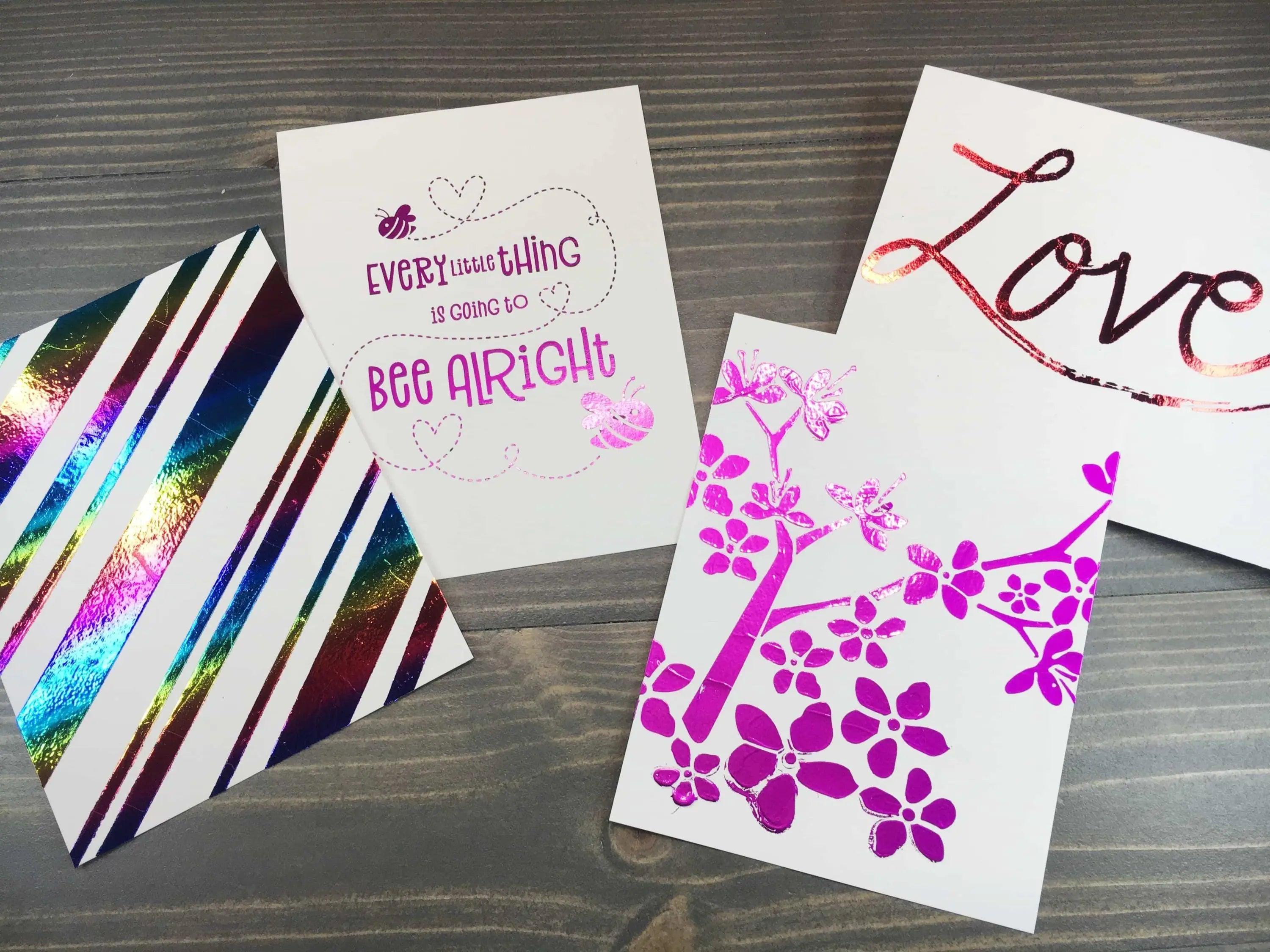 Custom Foiled Cards for Any Occasion