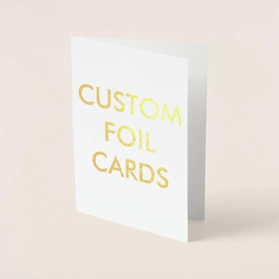 Custom Foiled Cards for Any Occasion