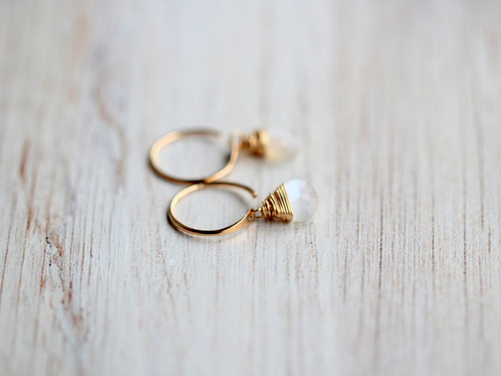 Moonstone Dangle Hugs